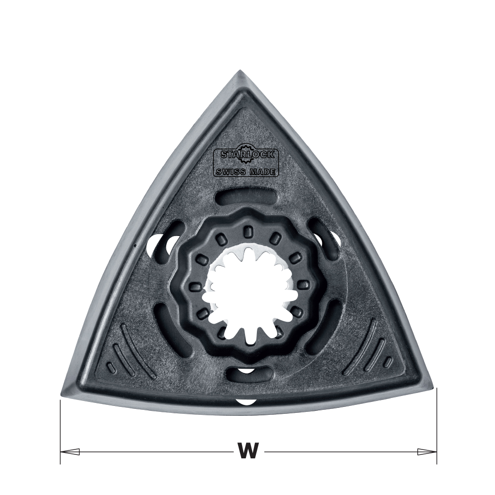 CMT Delta Schleifplatte, durchgebohrt 93 mm, für Starlock 