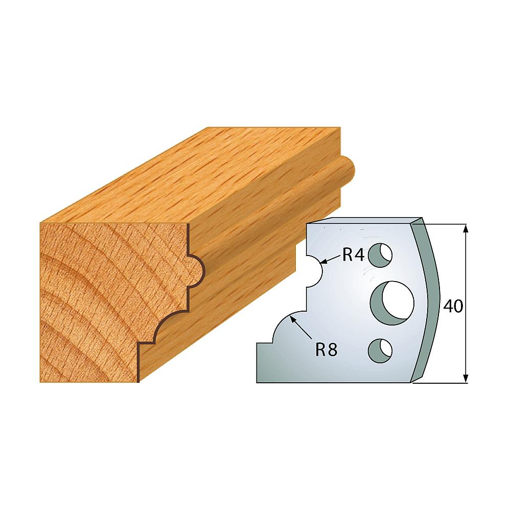 Profil 024 - Profilmesser-Paar 40×4 mm SP