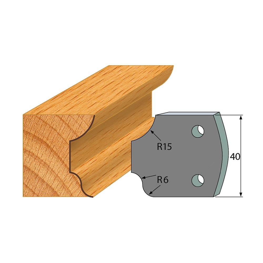 Profil 044 - Abweiser-Paar 40×4 mm SP