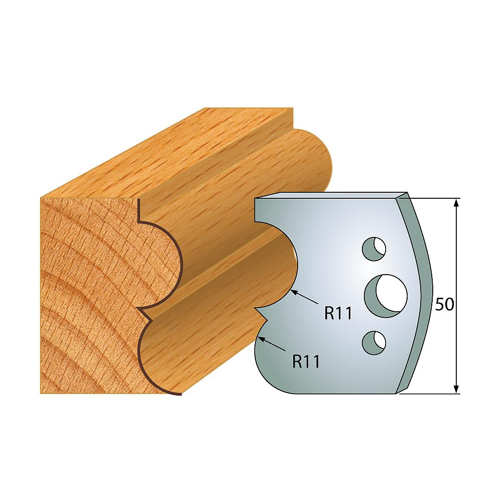 Profil 572 - Profilmesser-Paar 50×4 mm SP