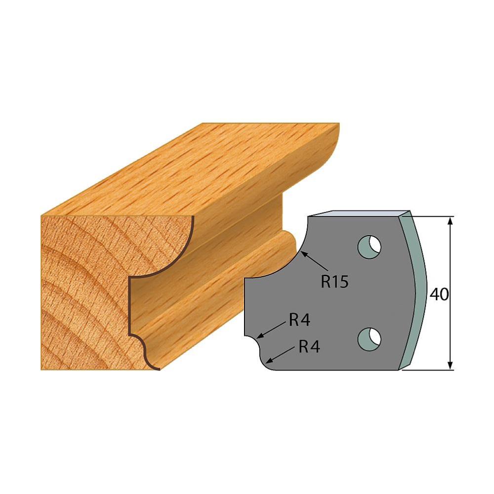 Profil 043 - Abweiser-Paar 40×4 mm SP