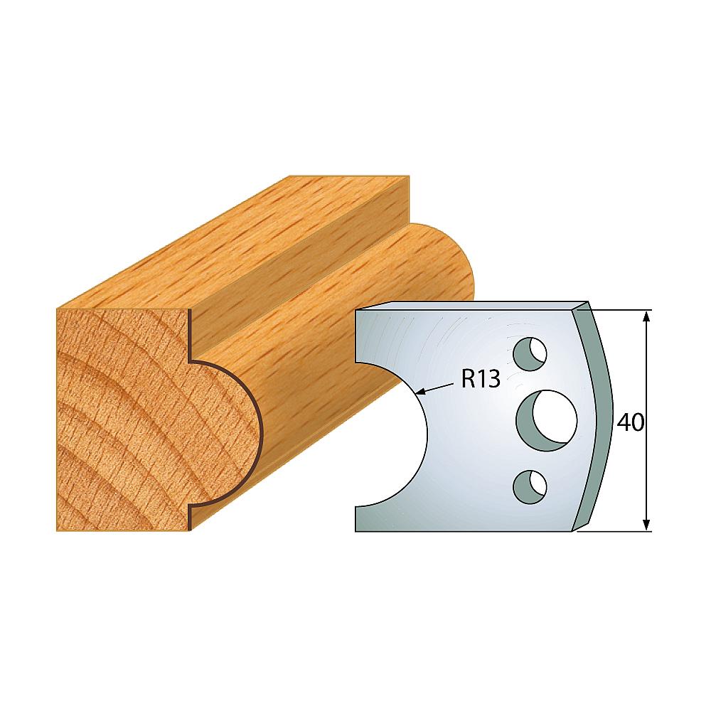 Profil 119 - Profilmesser-Paar 40×4 mm SP