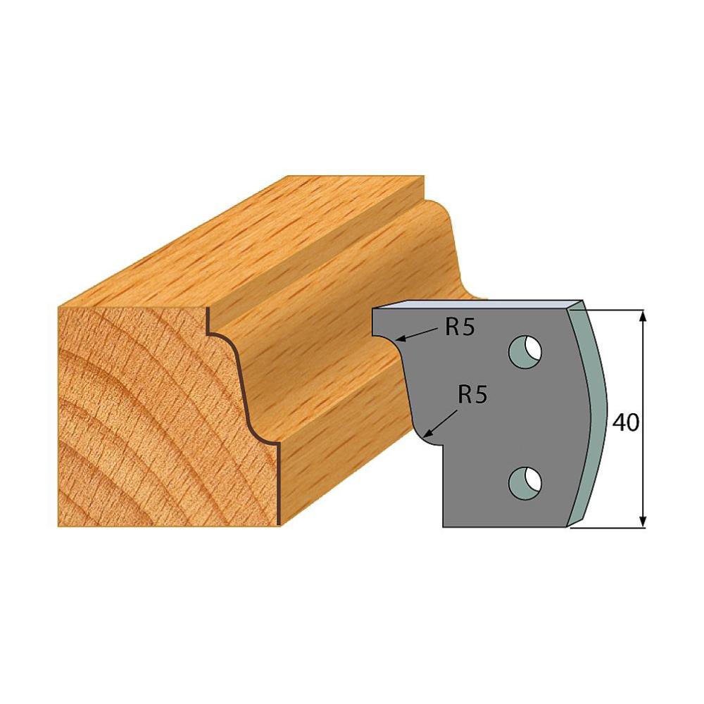 Profil 031 - Abweiser-Paar 40×4 mm SP