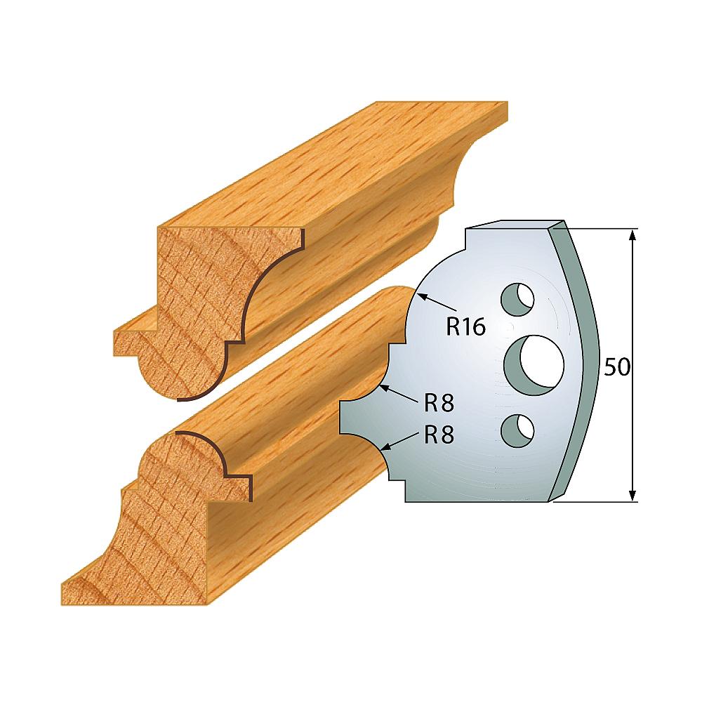 Profil 541 - Profilmesser-Paar 50×4 mm SP