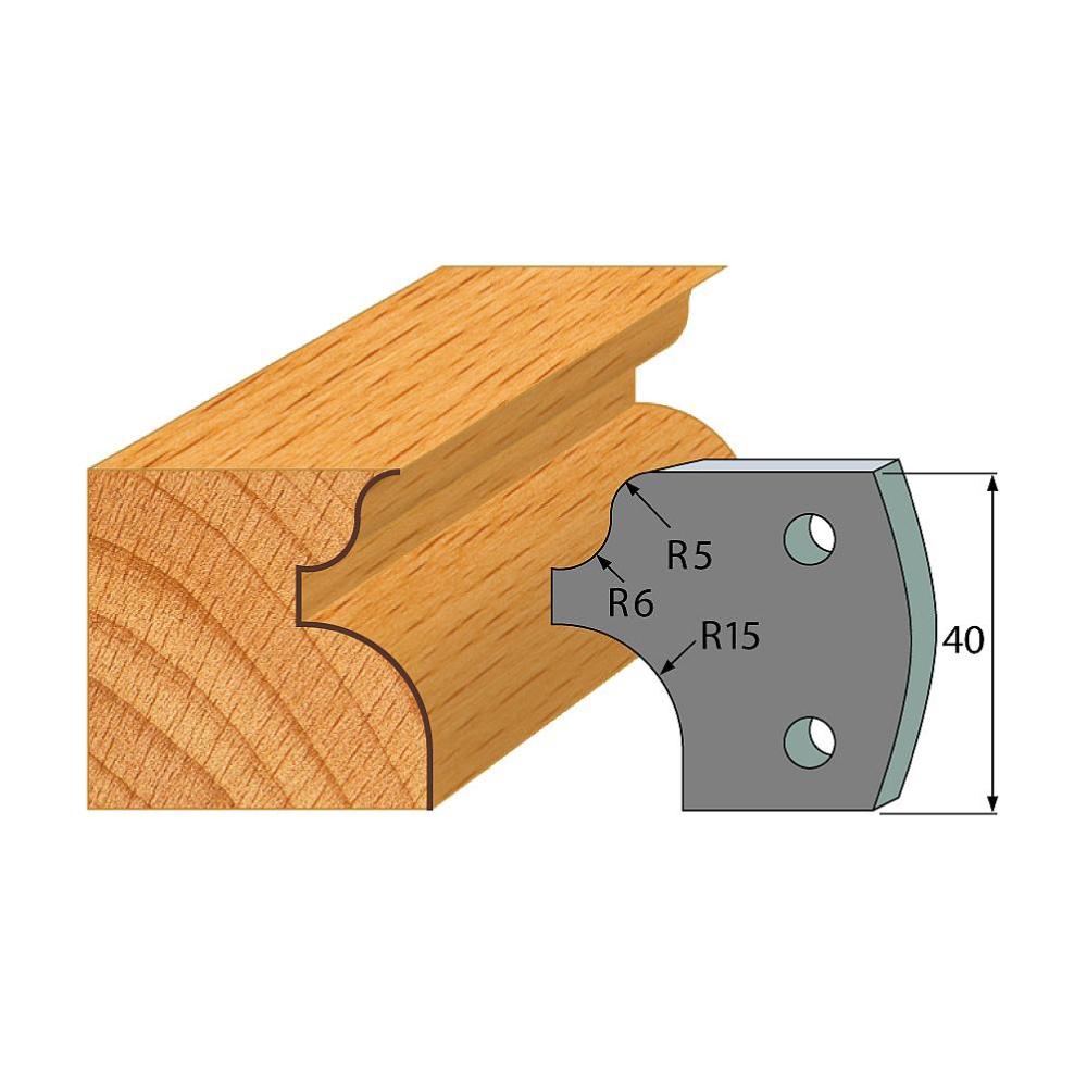 Profil 011 - Abweiser-Paar 40×4 mm SP