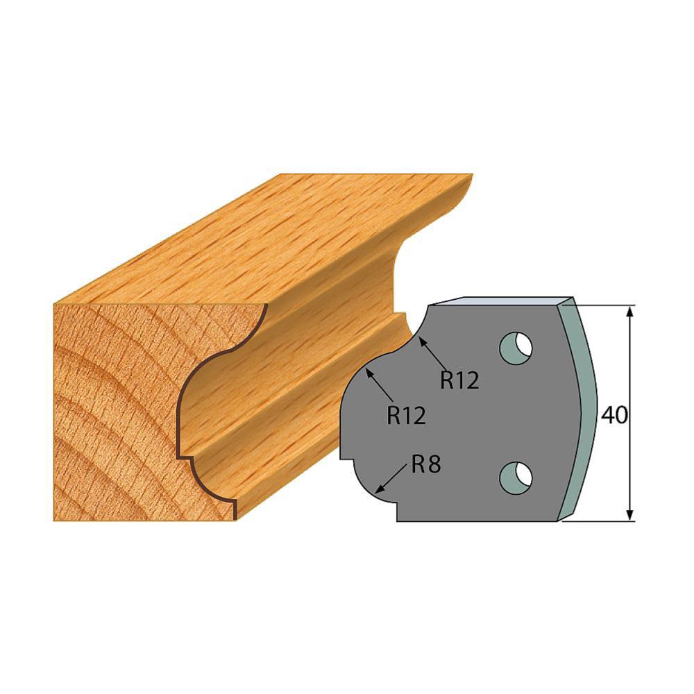 Profil 061 - Abweiser-Paar 40×4 mm SP