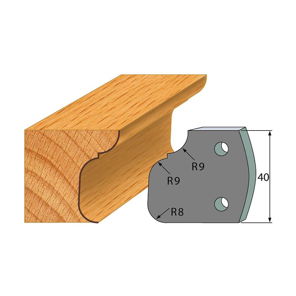 Profil 068 - Abweiser-Paar 40×4 mm SP