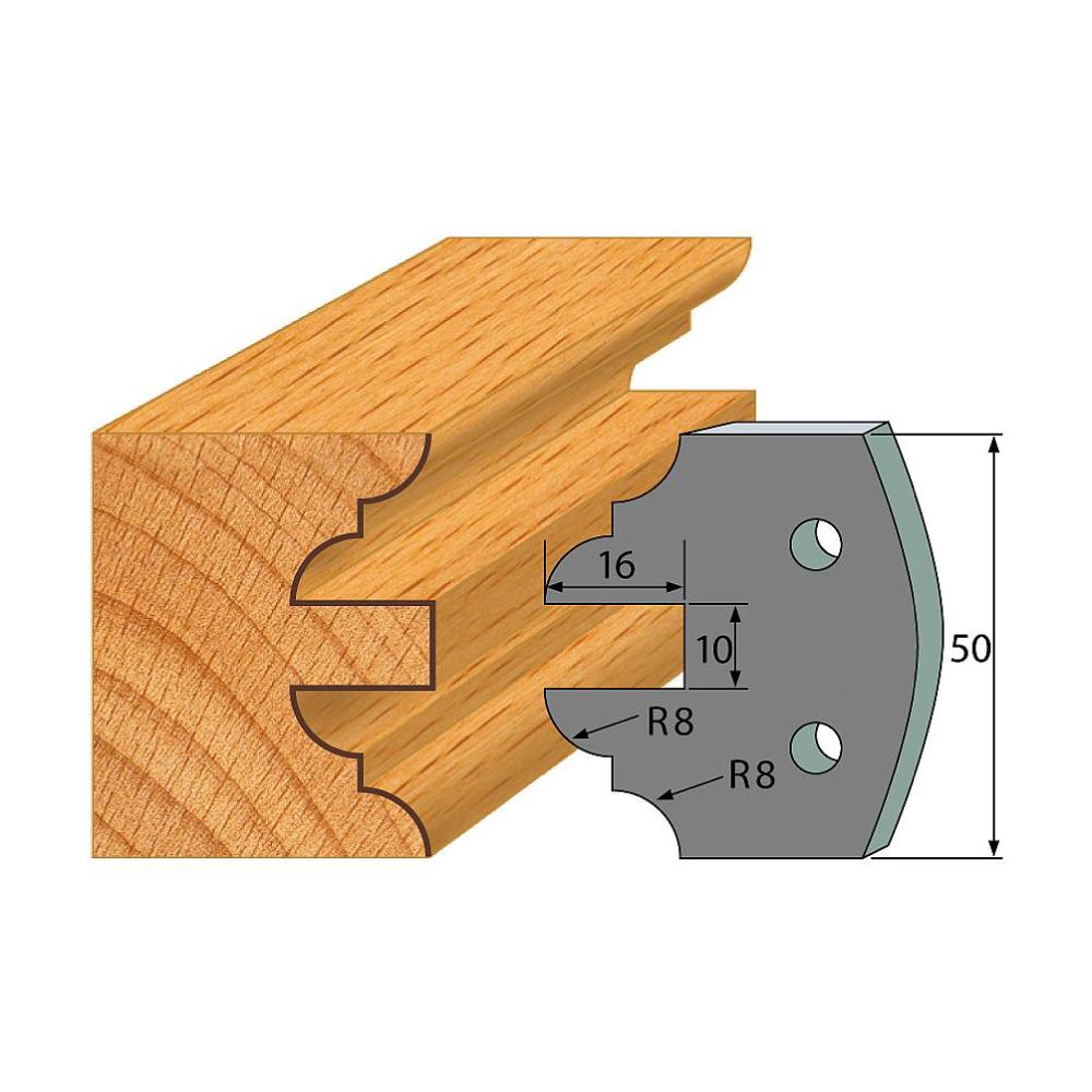 Profil 523 - Abweiser-Paar 50×4 mm SP