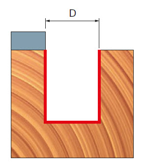 Freud Bündigfräser mit oberem Lager Schaft 6 mm 13 x 20 (Schneiddurchmesser x Schnitthöhe)