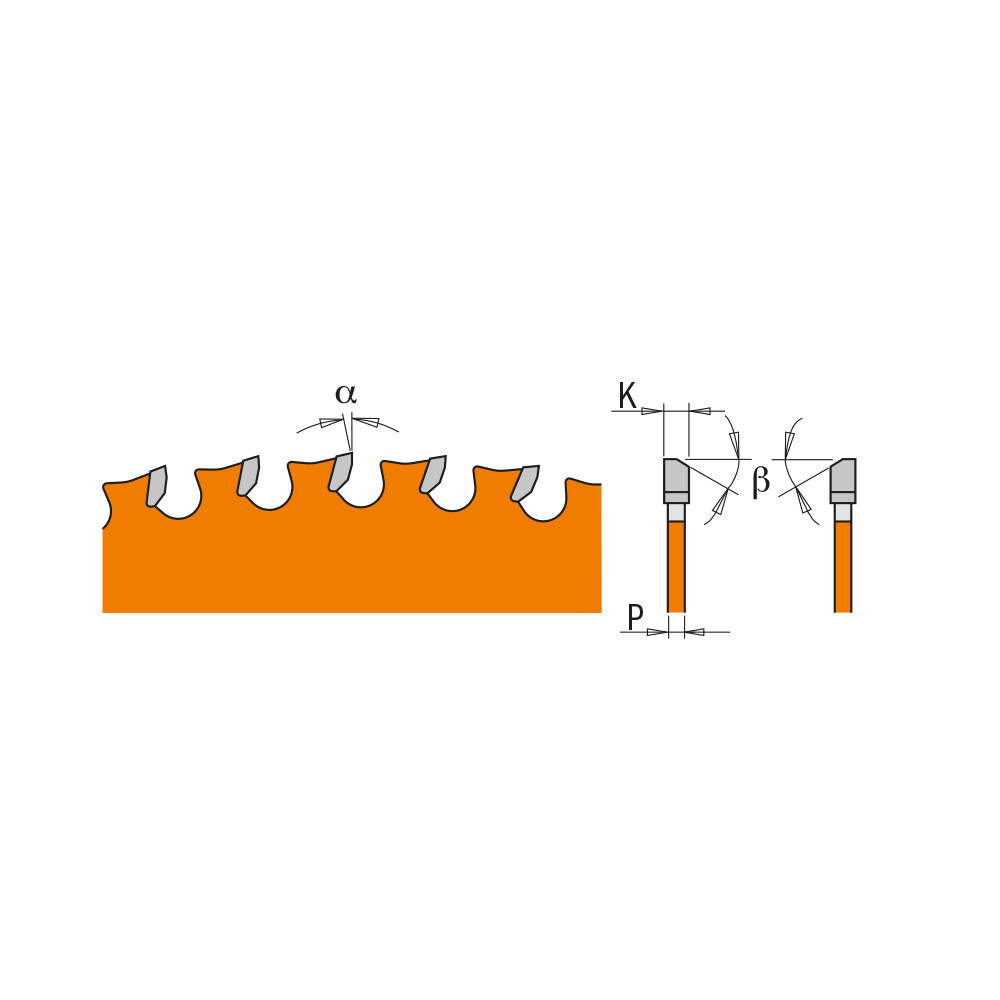 CMT Industrie Kreissägeblatt für Stahl