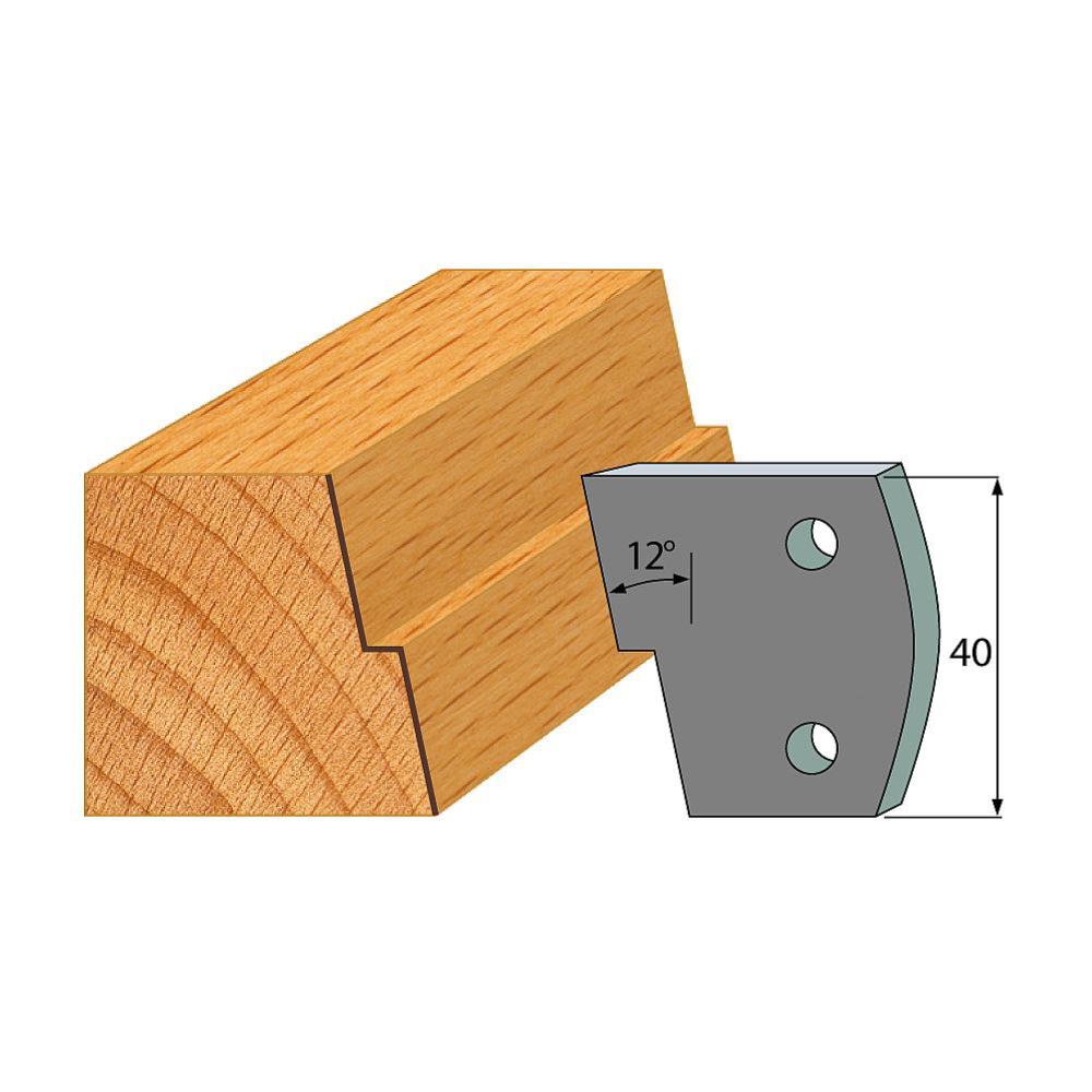 Profil 027 - Abweiser-Paar 40×4 mm SP