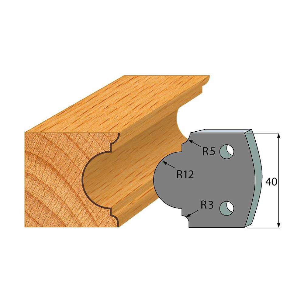 Profil 018 - Abweiser-Paar 40×4 mm SP