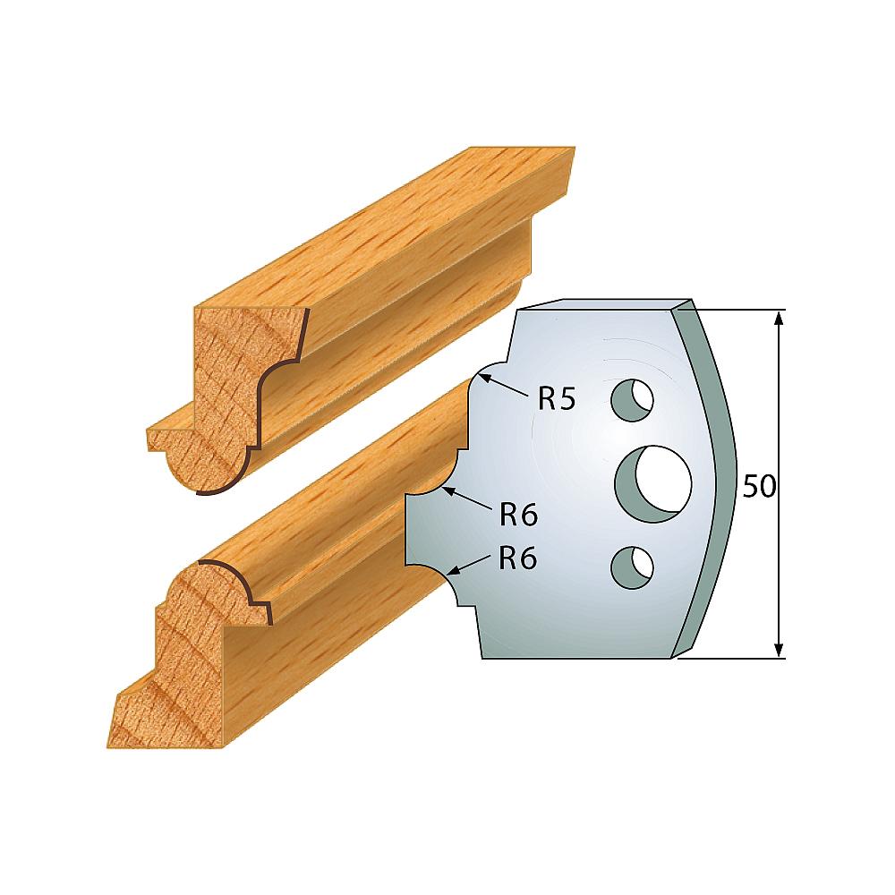 Profil 542 - Profilmesser-Paar 50×4 mm SP