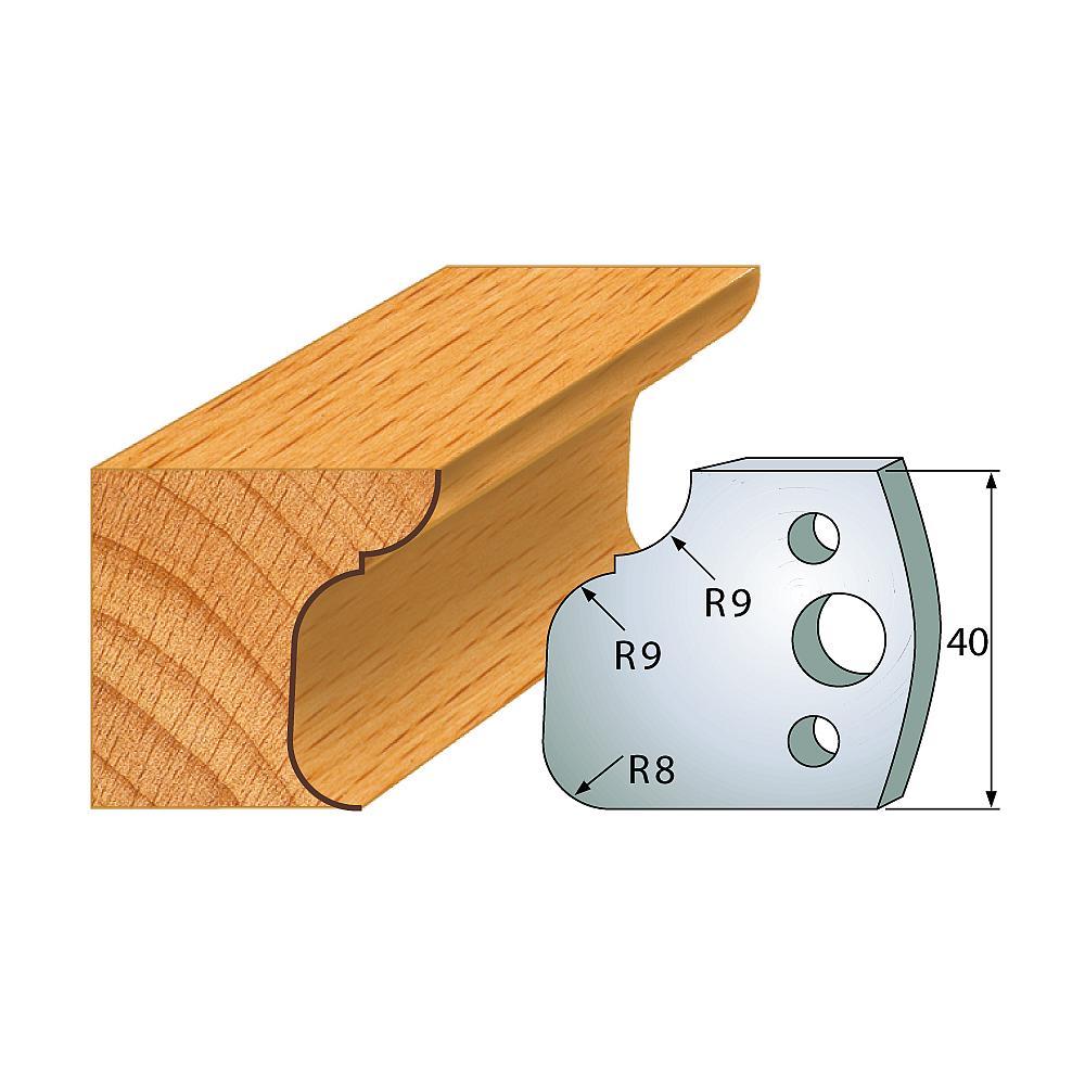 Profil 068 - Profilmesser-Paar 40×4 mm SP