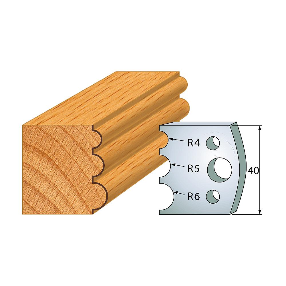 Profil 090 - Profilmesser-Paar 40×4 mm SP