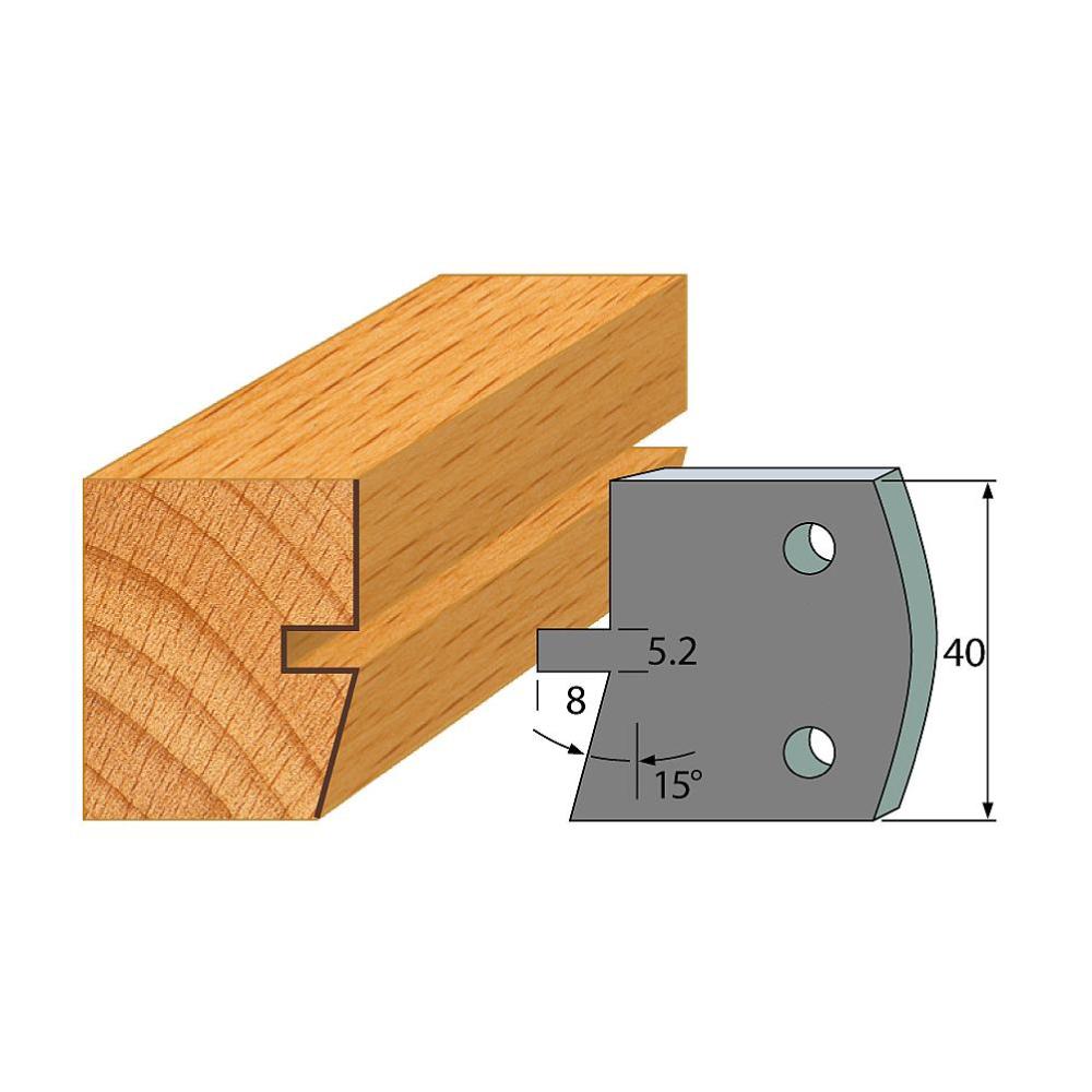 Profil 086 - Abweiser-Paar 40×4 mm SP