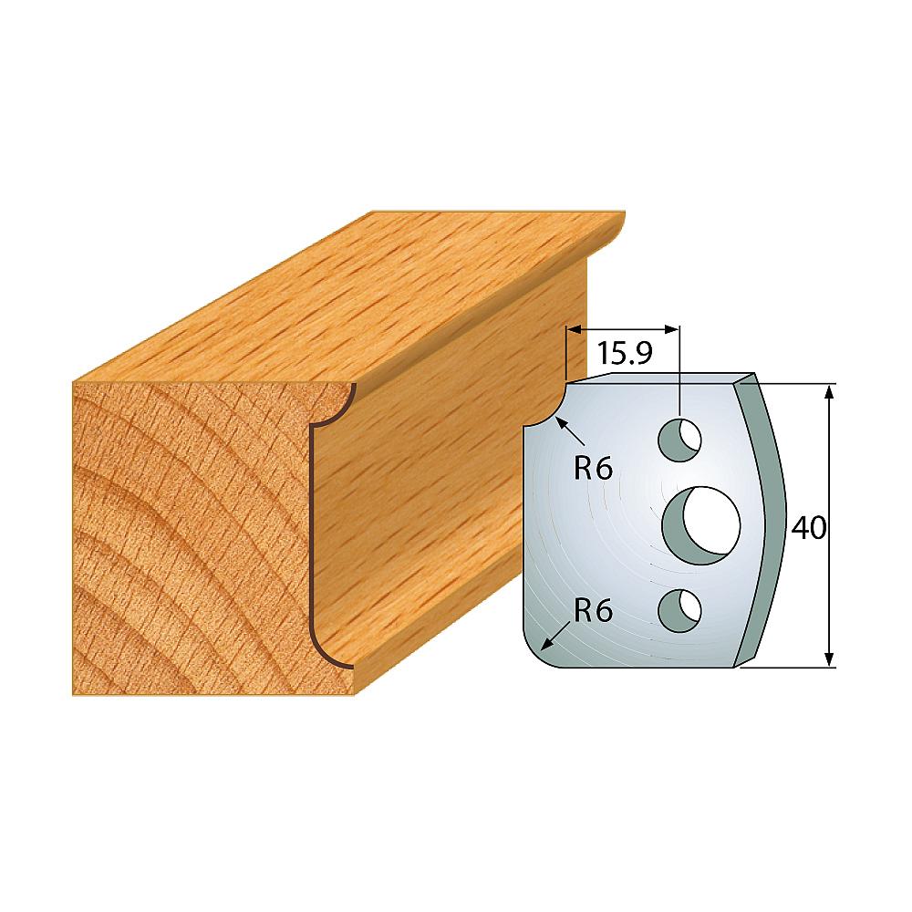 Profil 173 - Profilmesser-Paar 40×4 mm SP