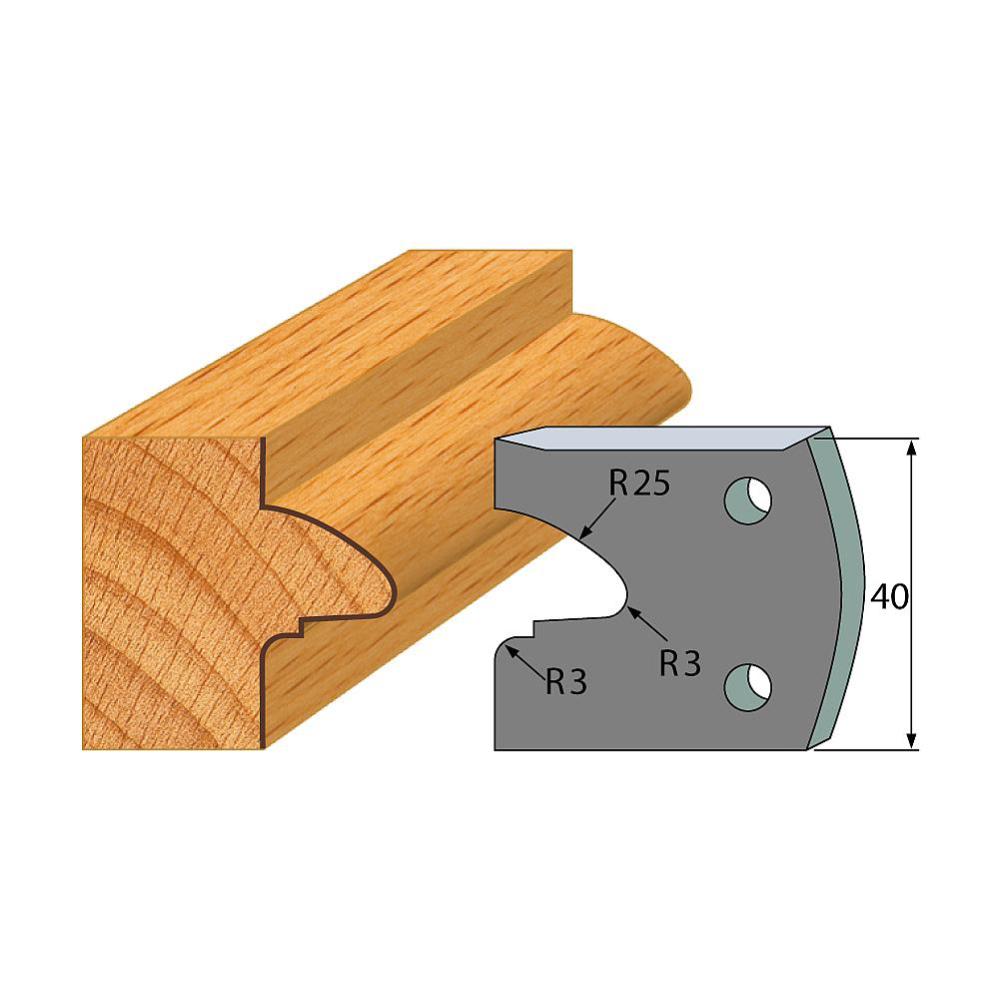 Profil 078 - Abweiser-Paar 40×4 mm SP