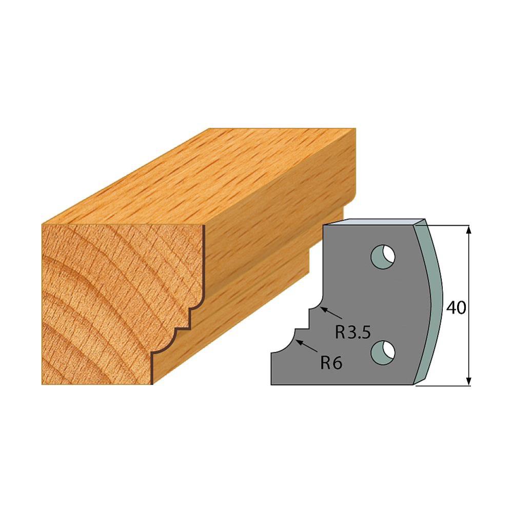 Profil 019 - Abweiser-Paar 40×4 mm SP