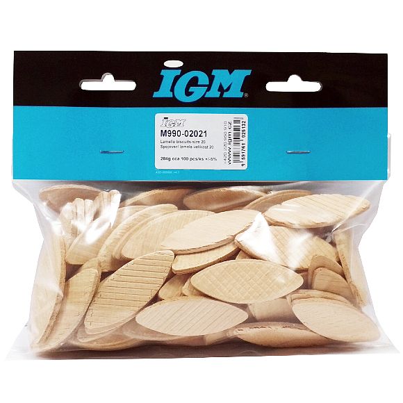 IGM M990 Verbindungsplättchen Größe 20 - 2440 g ca.1000 St. +/-5 %