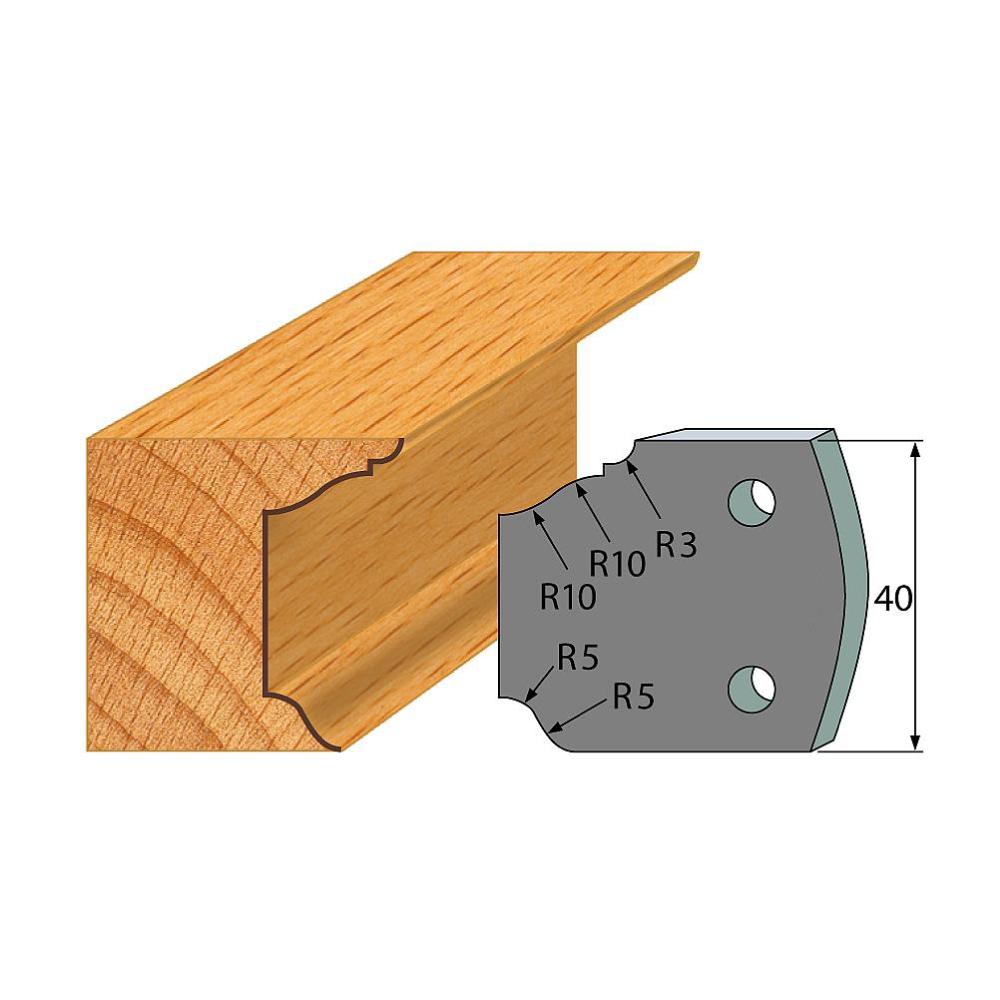 Profil 079 - Abweiser-Paar 40×4 mm SP