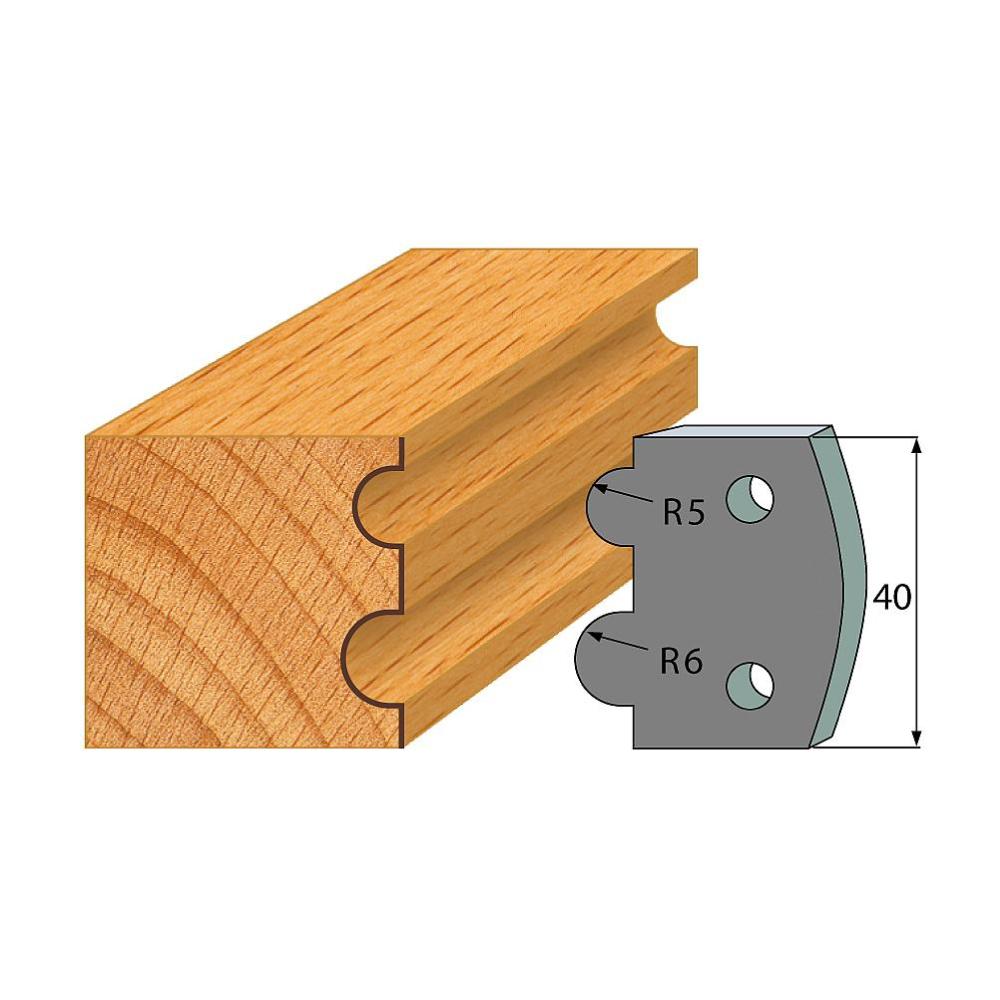 Profil 030 - Abweiser-Paar 40×4 mm SP