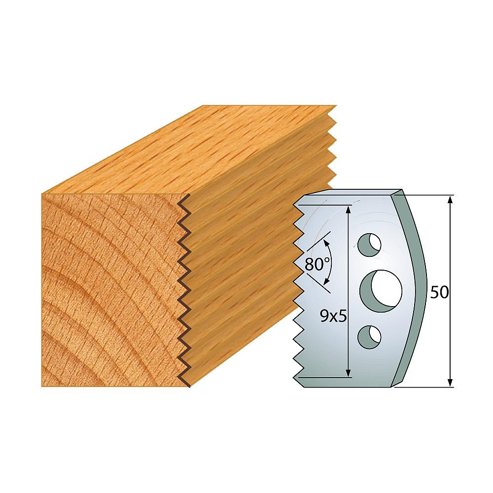 Profil 524 - Profilmesser-Paar 50×4 mm SP