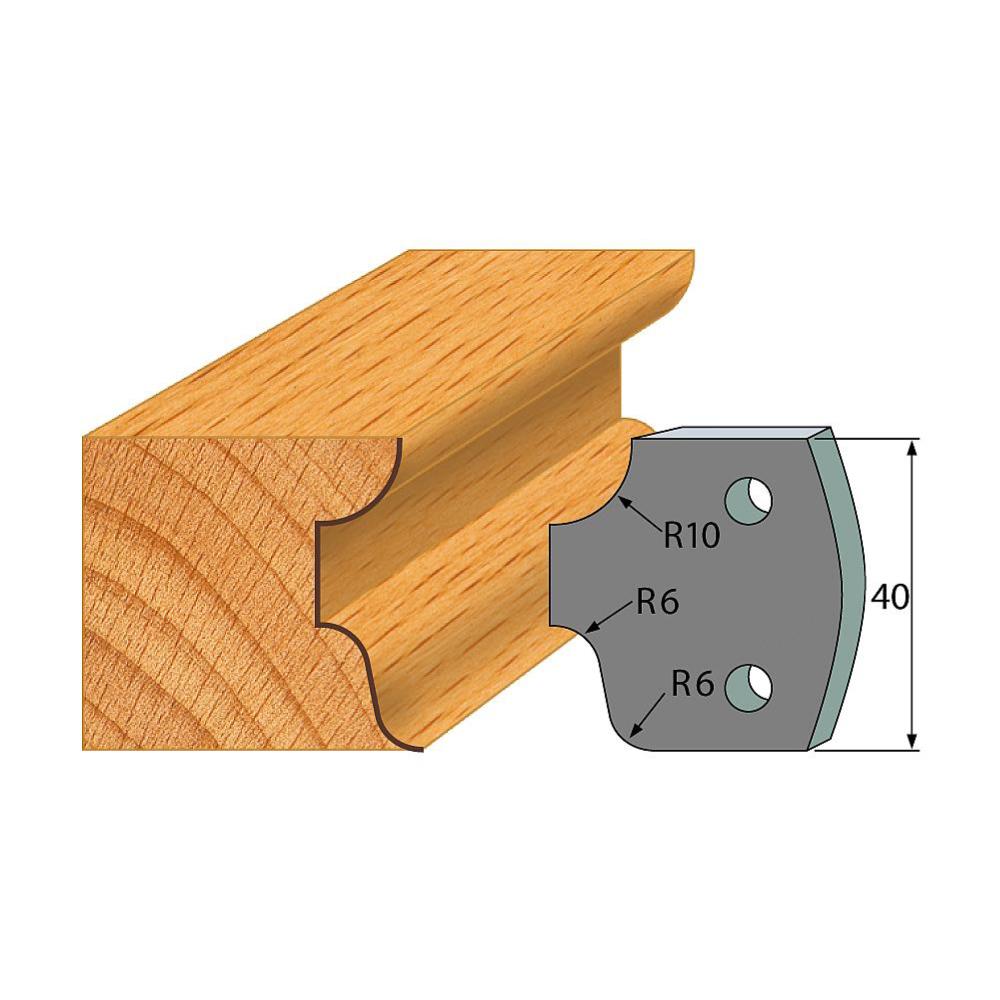 Profil 045 - Abweiser-Paar 40×4 mm SP