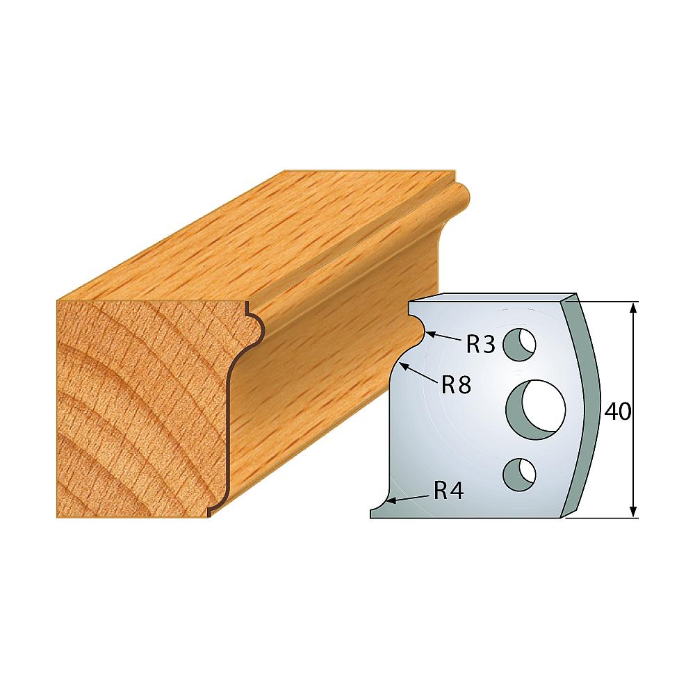 Profil 110 - Profilmesser-Paar 40×4 mm SP