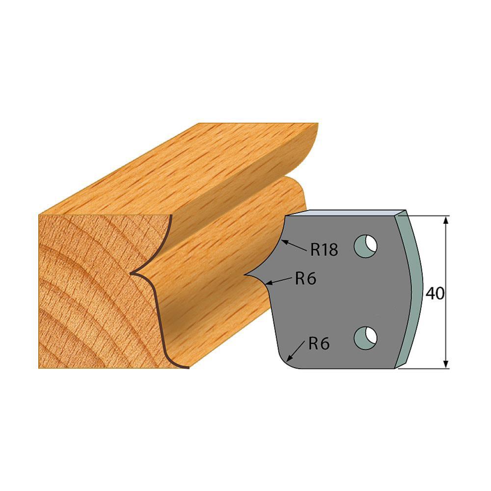 Profil 046 - Abweiser-Paar 40×4 mm SP