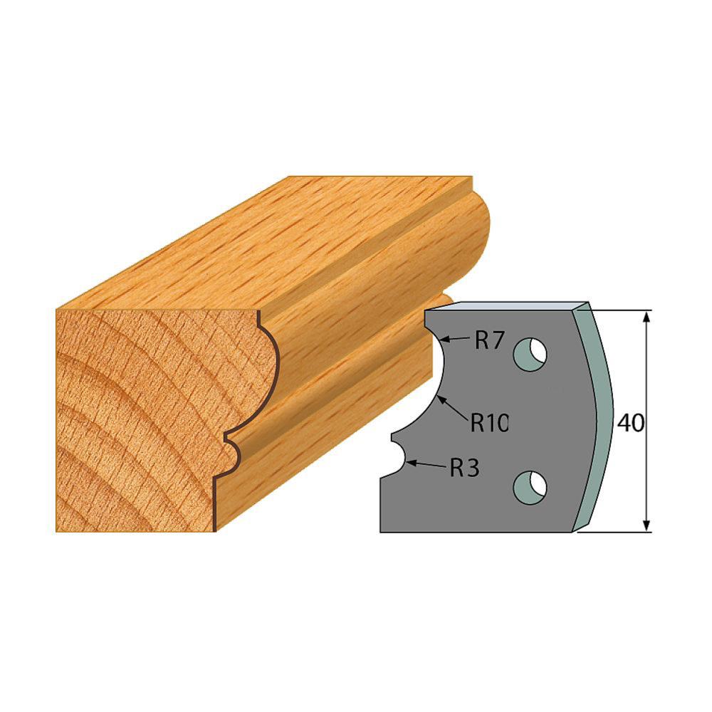 Profil 105 - Abweiser-Paar 40×4 mm SP