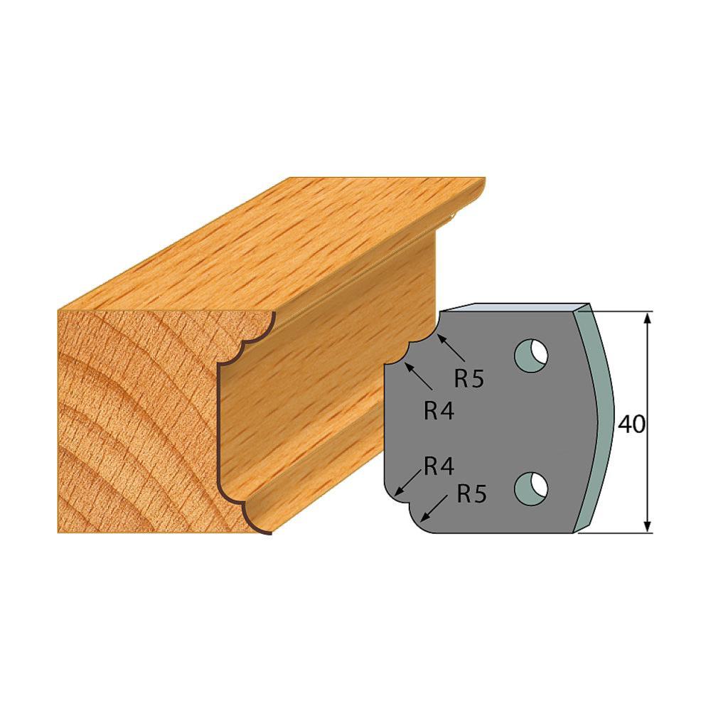 Profil 042 - Abweiser-Paar 40×4 mm SP