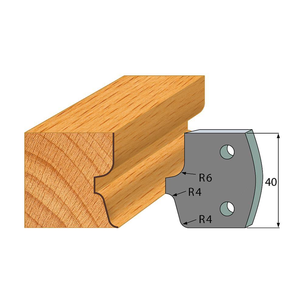 Profil 041 - Abweiser-Paar 40×4 mm SP