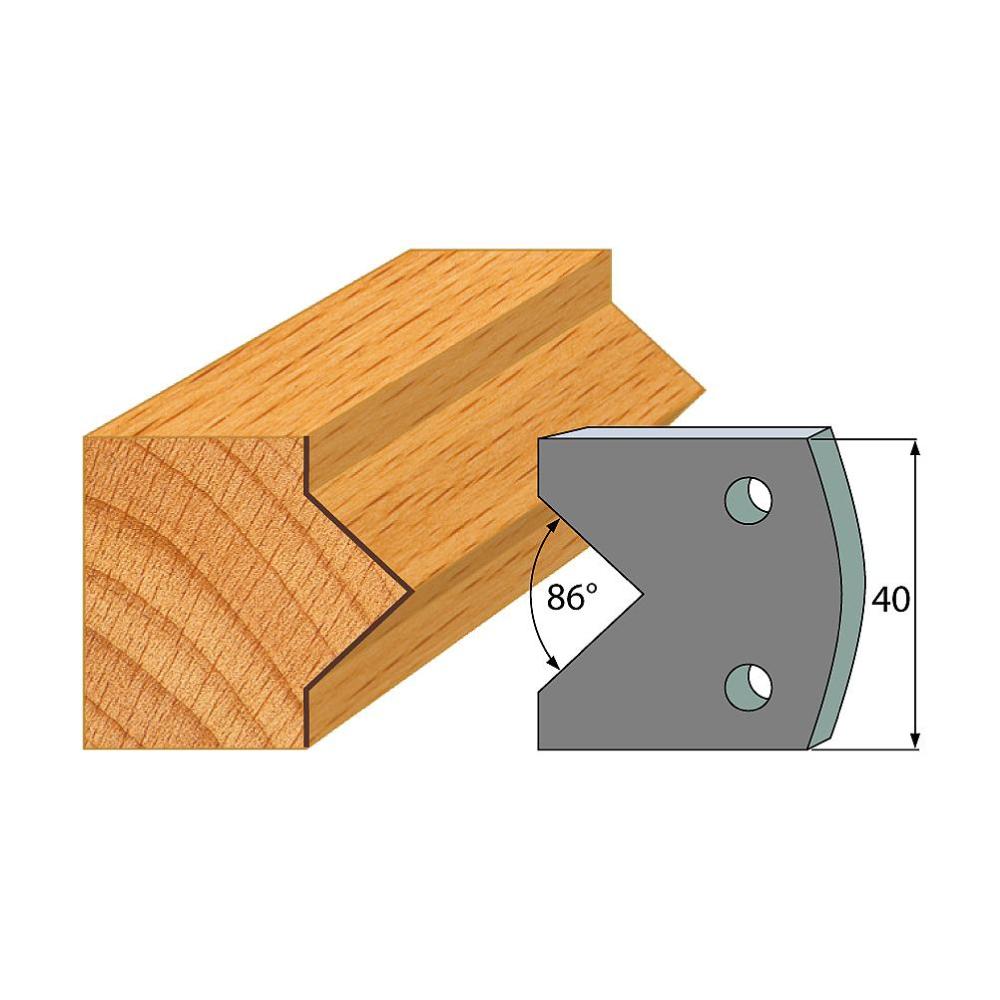 Profil 034 - Abweiser-Paar 40×4 mm SP