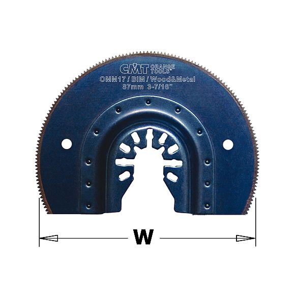 CMT Riff-Segmentsägeblatt BIM für Holz und Metall - 87 mm