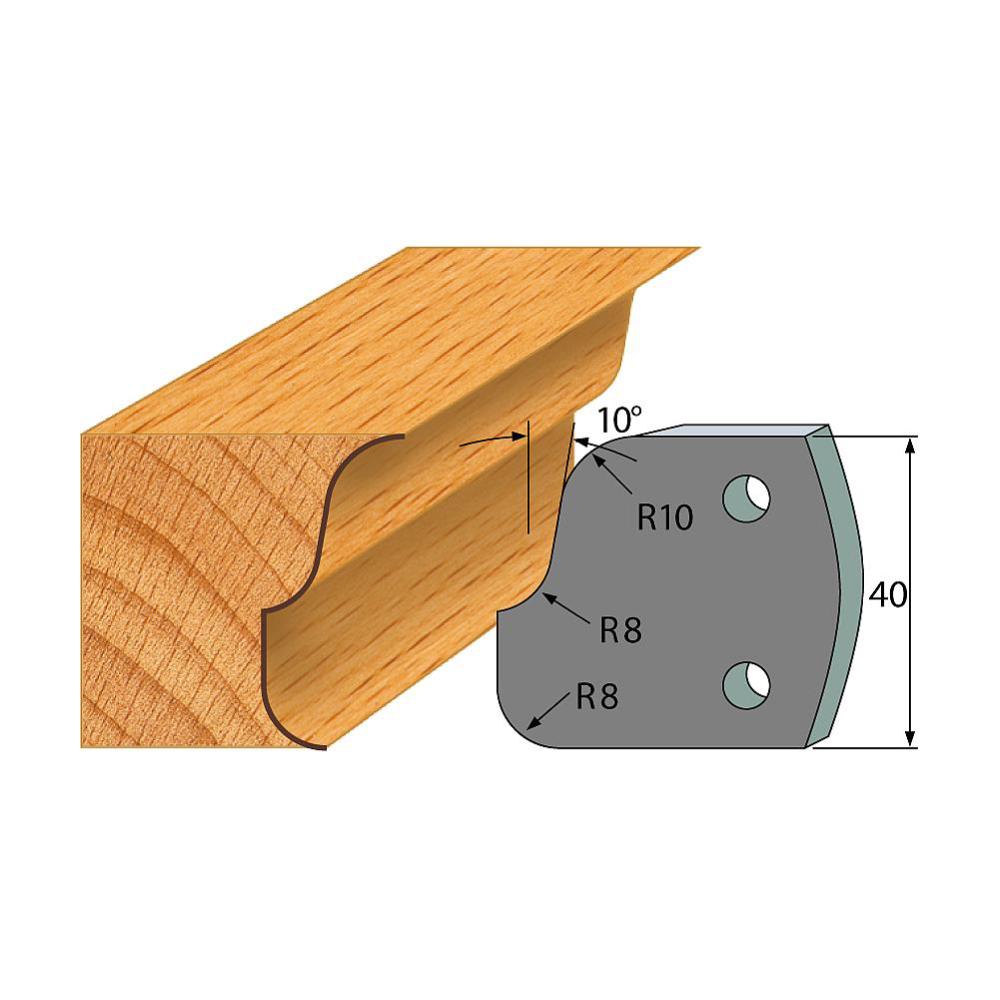 Profil 059 - Abweiser-Paar 40×4 mm SP