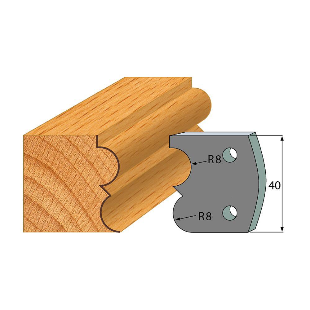 Profil 028 - Abweiser-Paar 40×4 mm SP