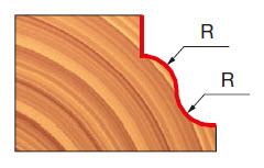 Freud Karniesfräser Schaft 6 mm 4 (Radius)