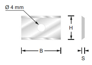 HW-Wendemesser Z=2 B=11 H=12 S=1.5 d=4