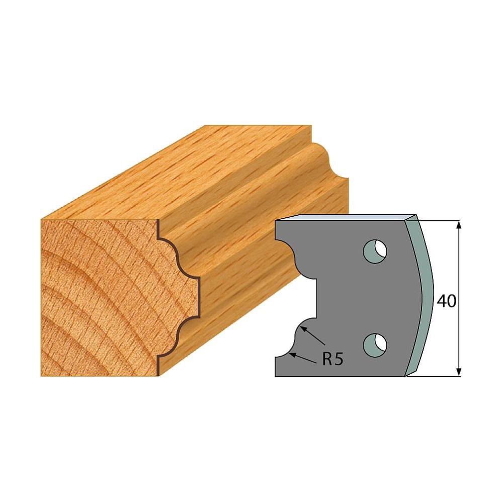 Profil 025 - Abweiser-Paar 40×4 mm SP