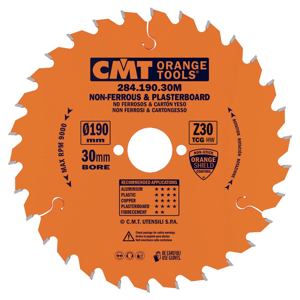 CMT Orange Kreissägeblatt für Aluminium, NE-Metalle, Kunststoffe