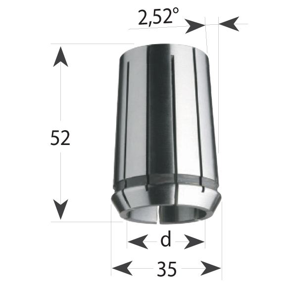 IGM Spannzange EOC-25 DIN 6388