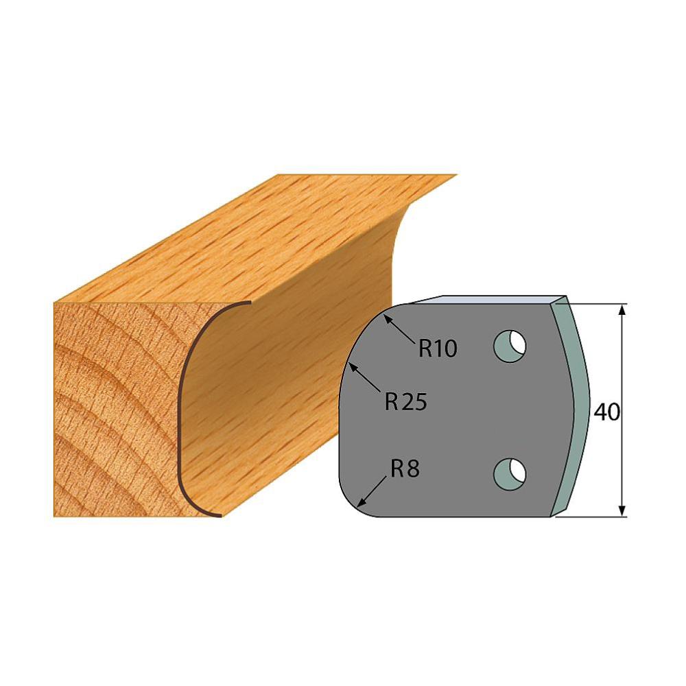 Profil 062 - Abweiser-Paar 40×4 mm SP