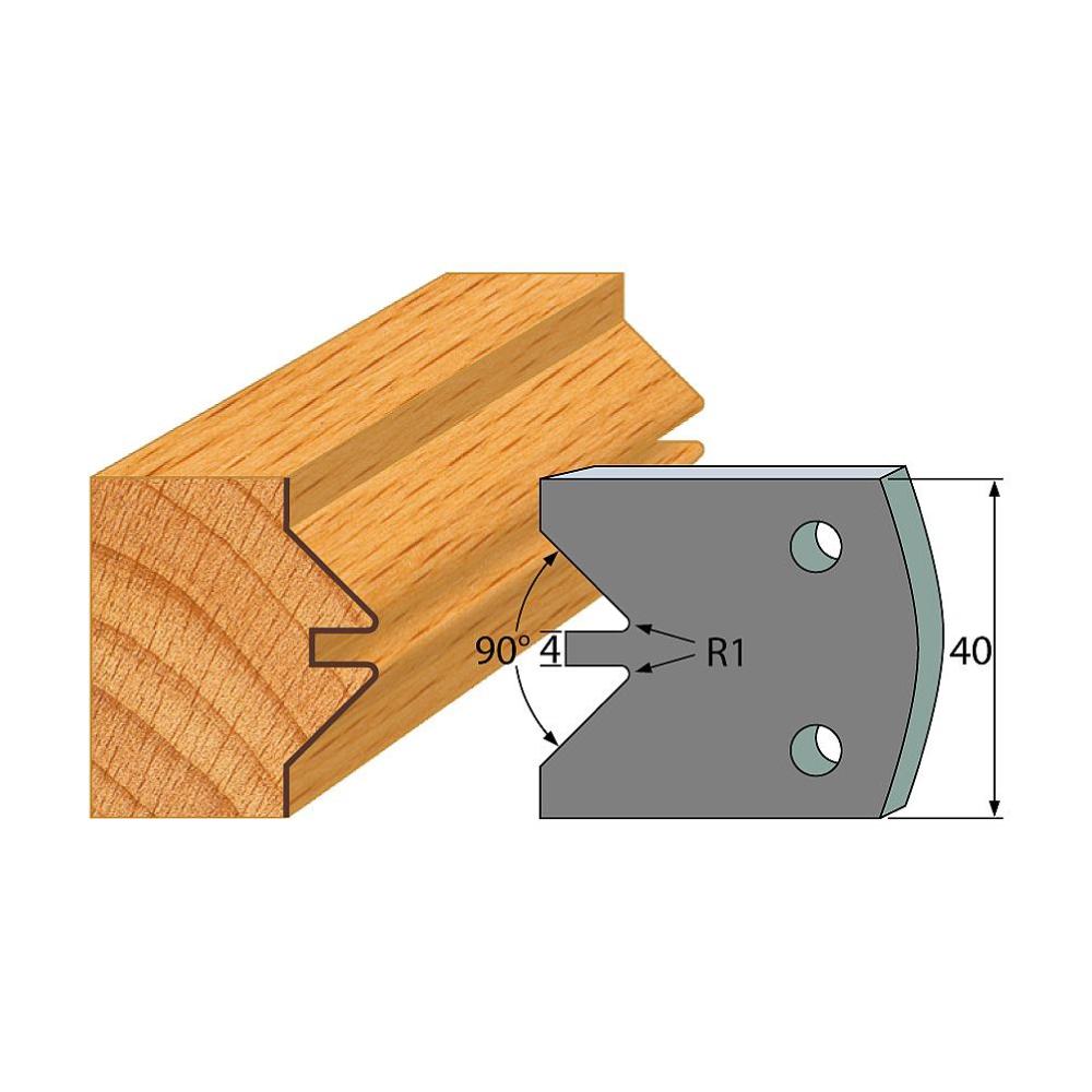 Profil 071 - Abweiser-Paar 40×4 mm SP