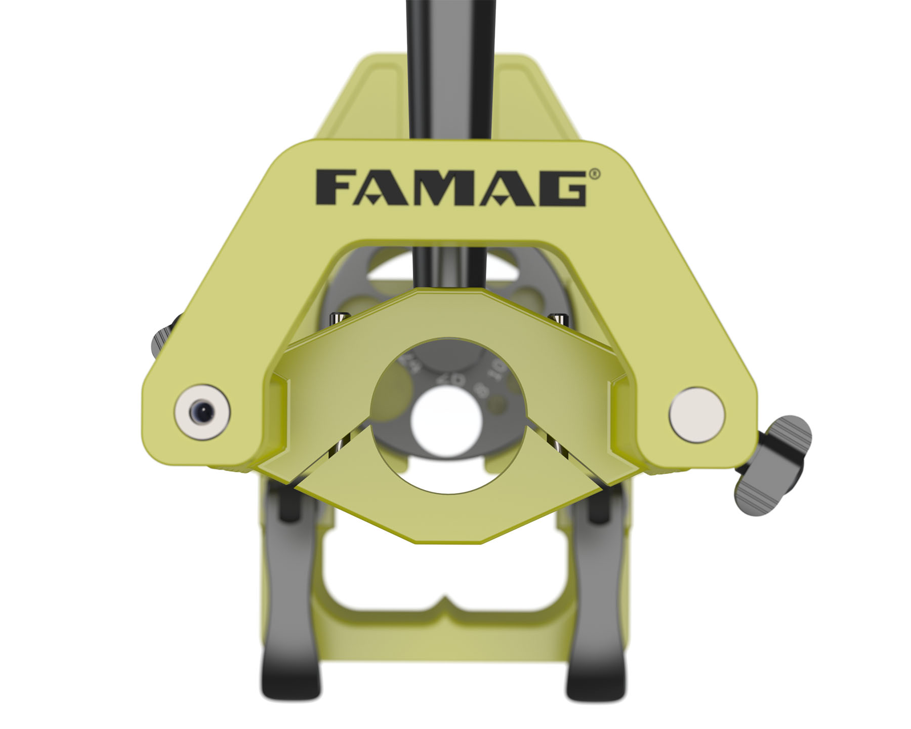 FAMAG Bohrständer schwenkbar mit Spannvorrichtung, für Schlangenbohrer 650 mm