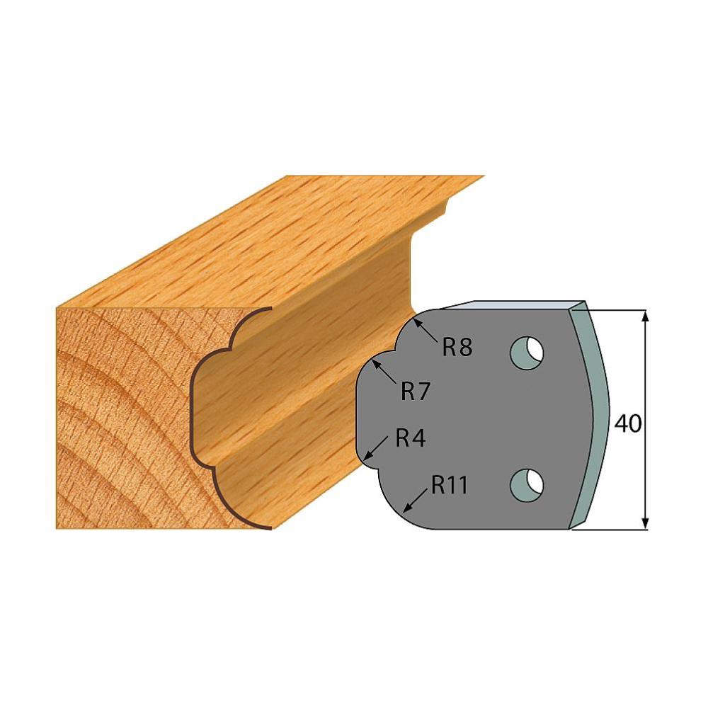 Profil 023 - Abweiser-Paar 40×4 mm SP