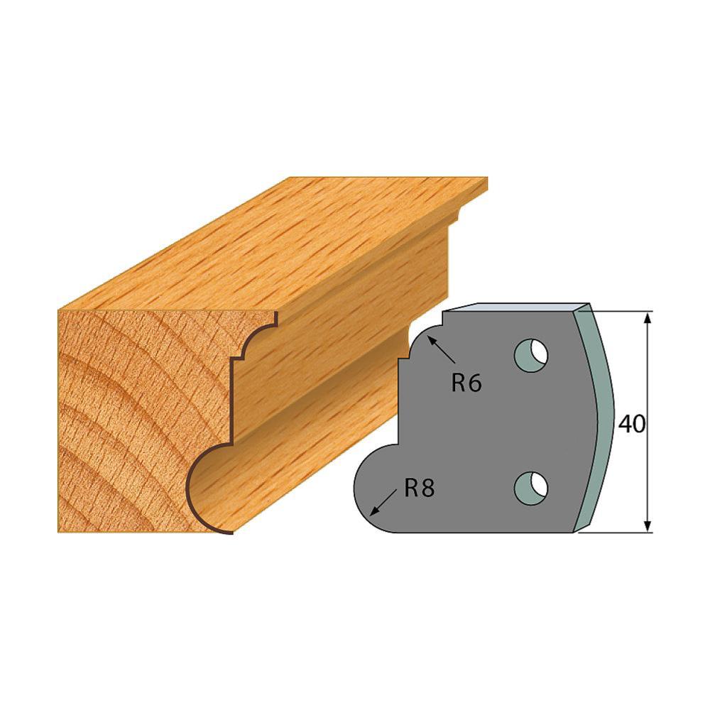 Profil 054 - Abweiser-Paar 40×4 mm SP