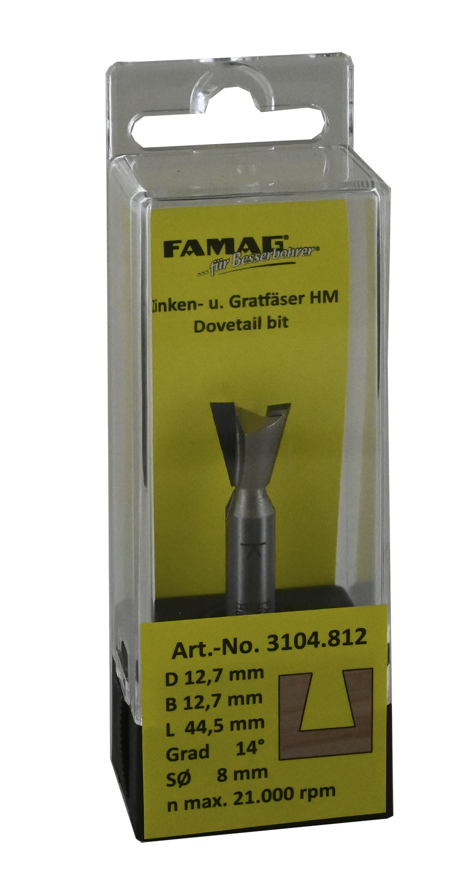 FAMAG HM-Gratfräser D25,4 B22 