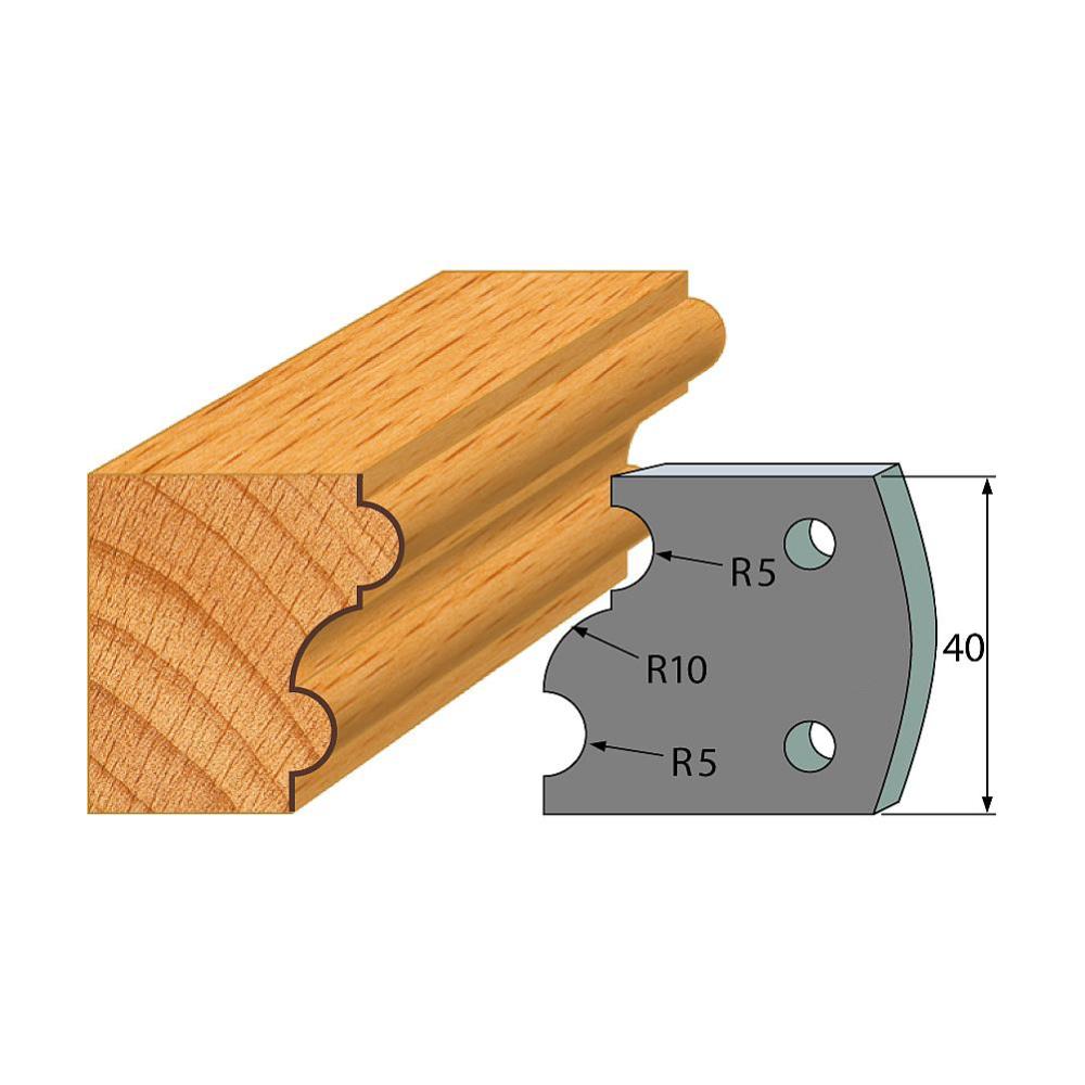 Profil 052 - Abweiser-Paar 40×4 mm SP