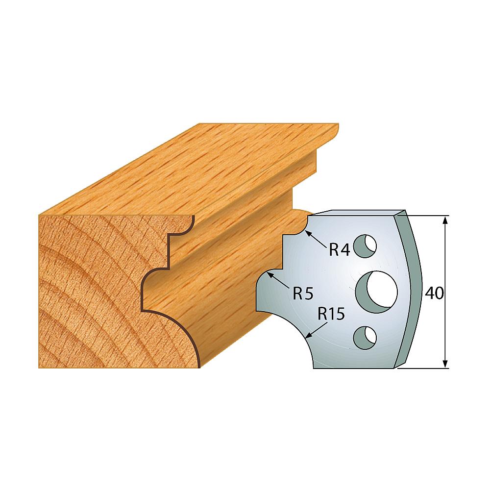 Profil 129 - Profilmesser-Paar 40×4 mm SP